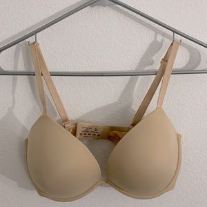 Warm Beige 34D Super Push-Up Bra
